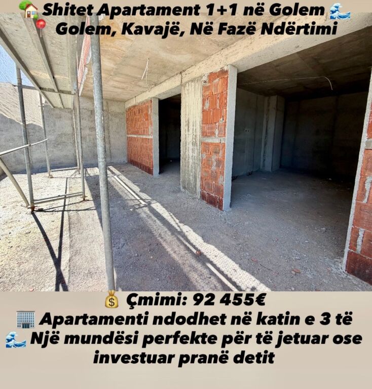 Apartment 1+1 for Sale in Golem