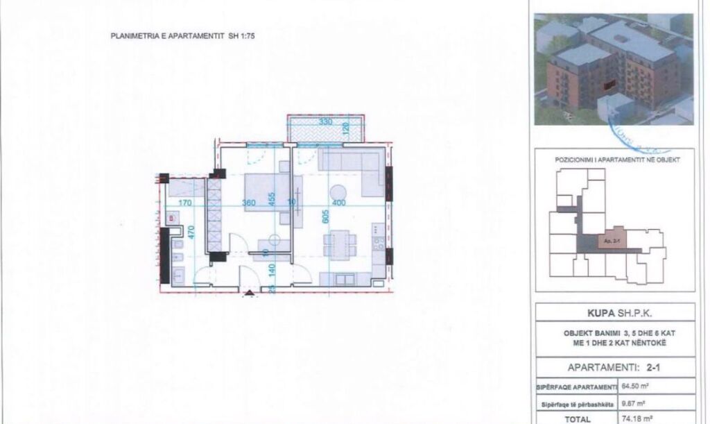 🏡 Vendesi in vendita 1+1 a Paskuqan