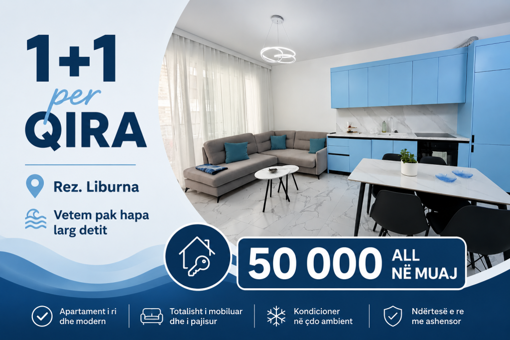 Apartament 1+1 per qira