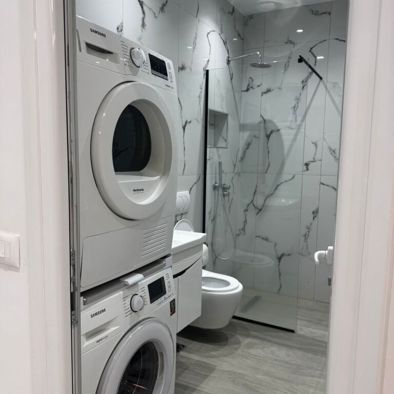 🏢In the 5 Maj area, after Concord Center, a furnished 1+1 apartment with parking space is for rent. 50,000 Leke