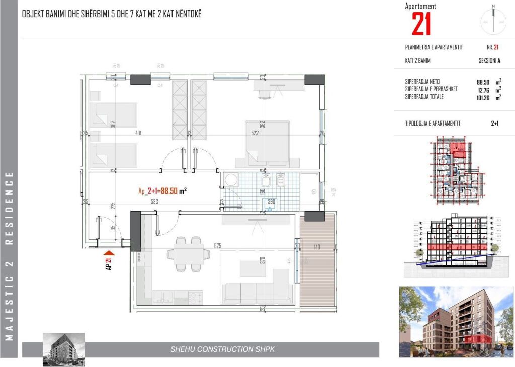 LAST OPPORTUNITY AT MAJESTIC 2 RESIDENCE 960€ m²