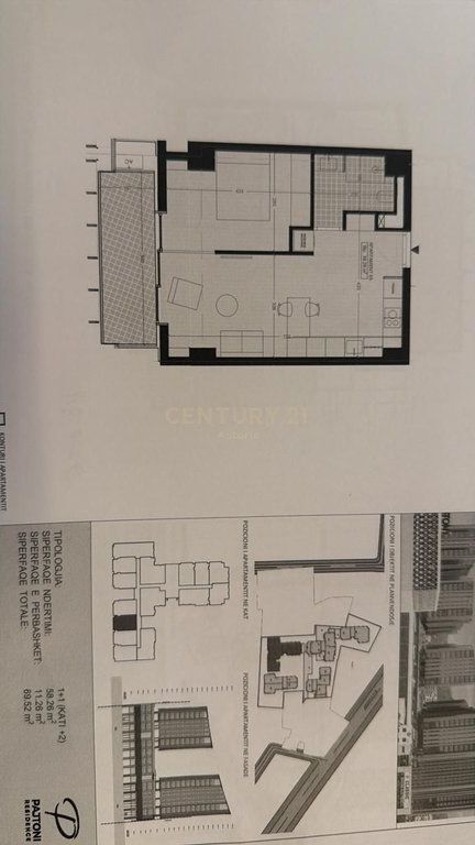 Shitet Apartament 1+1 te Pajtoni Center. Pagesë me Këste!