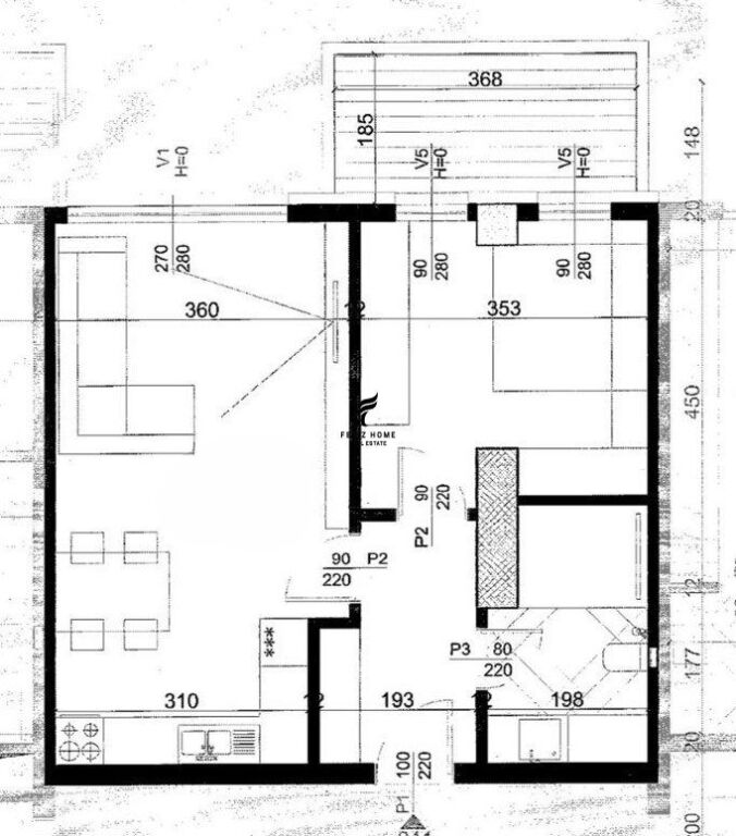 VENDESI APPARTAMENTO 1+1 ZOGU I ZI 216.500 EURO FH-79639