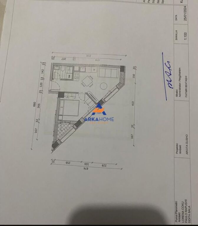 FOR SALE APARTMENT 1+1 "KADIU, ALI DEMI" 86400 EURO