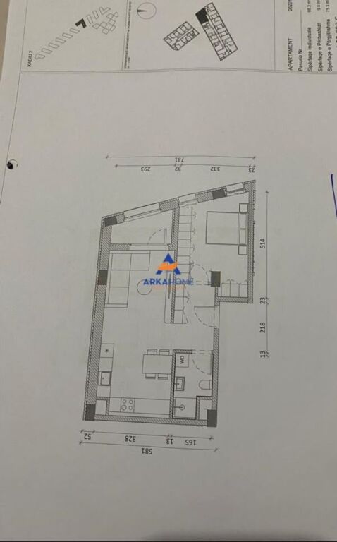FOR SALE APARTMENT 1+1 "KADIU, ALI DEMI" 169600 EURO