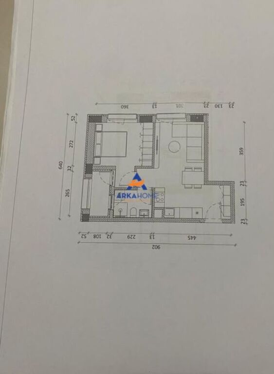 FOR SALE APARTMENT 1+1 "KADIU, ALI DEM" 83400 EURO