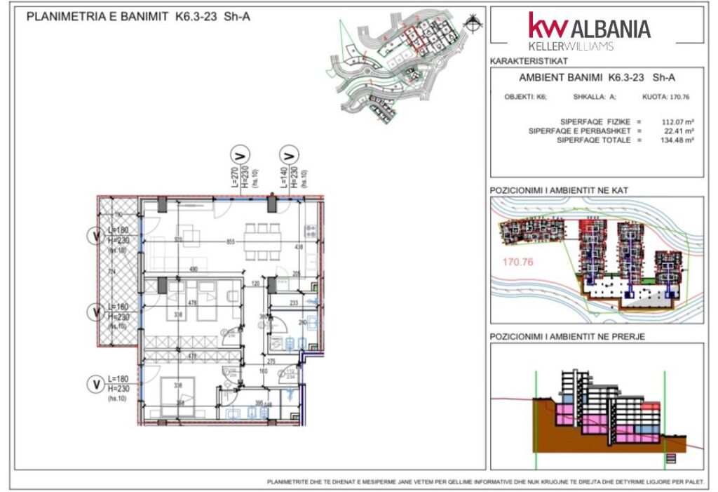 2+1 Apartment for Sale in Kodra e Diellit.