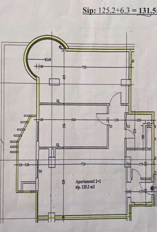 Apartament 2+1 Për Shitje, Pamje Deti, në Vollga, 27 katëshi, Durrës