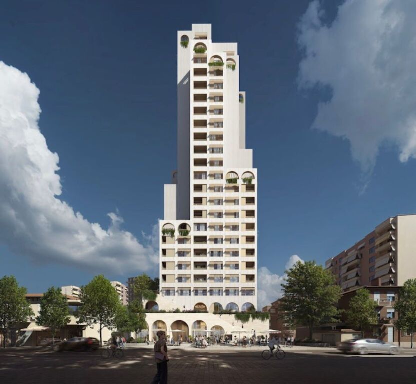 🏢Pazari i Ri, AFA TOWER shitet apartament 1+1, 265,000Euro