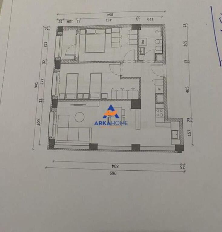 FOR SALE APARTMENT 2+1 "KADIU, ALI DEMI" 148,300 EURO