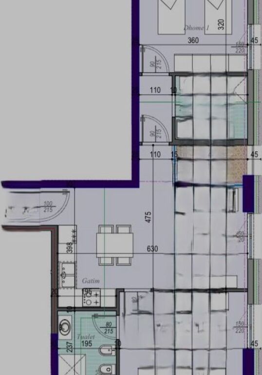 Apartament per shitje 2+1 te Tirana Entry 2