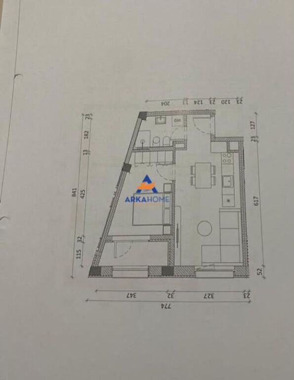 FOR SALE APARTMENT 1+1 "KADIU, ALI DEMI" 97600 EURO