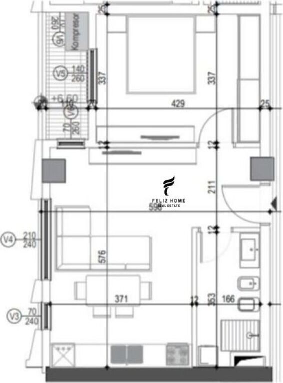 VENDESI APPARTAMENTO 1+1 COMUNE DI PARIGI 227.000 EURO  FH-79794
