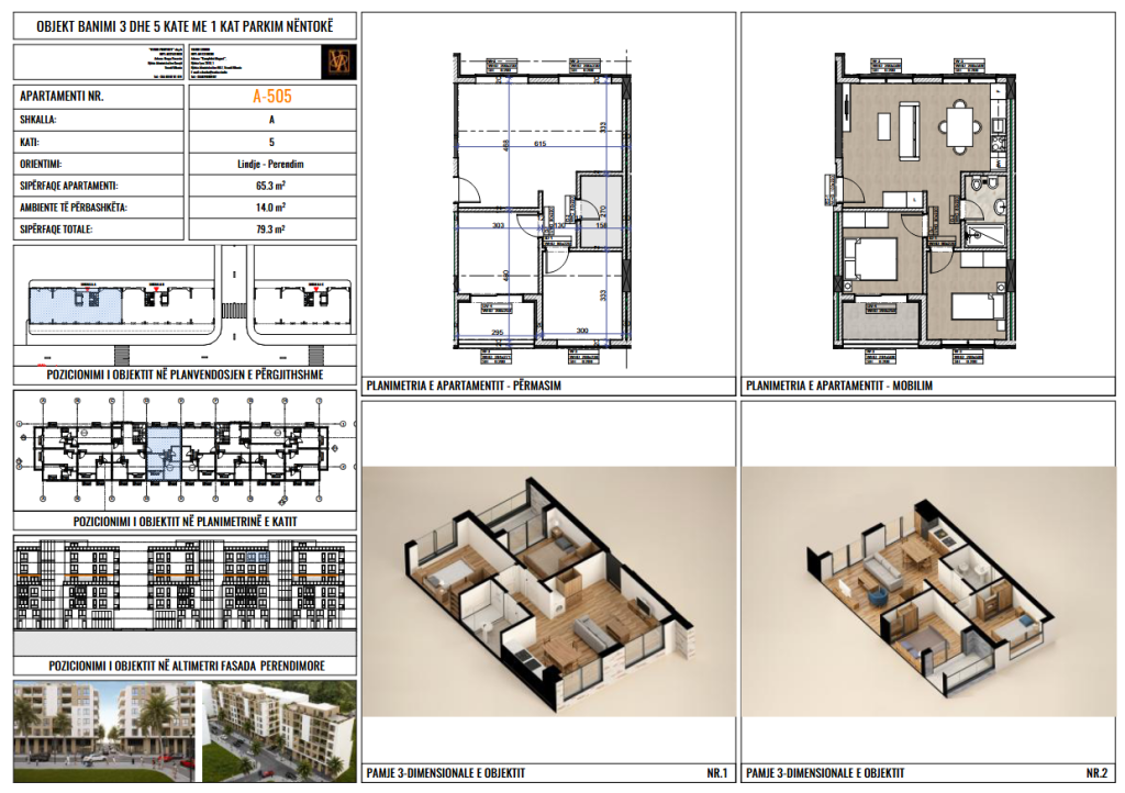 SHITET APARTAMENT NE RESIDENCEN VIZION 2, NE ZONEN E MALIT TE ROBIT!