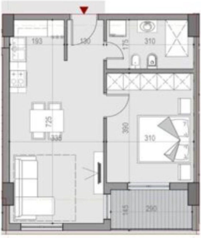 🔑 APPARTAMENTO 1+1 IN VENDITA A UNIVERS CITY, TIRANA!