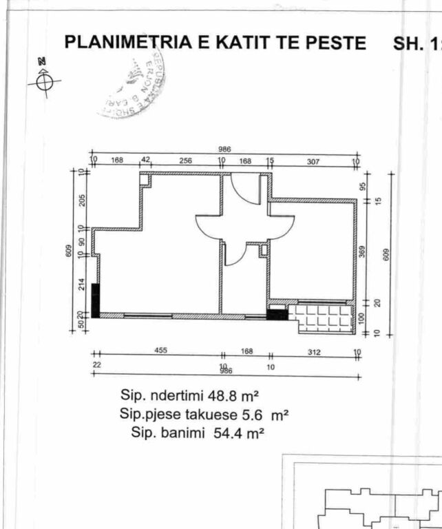 For sale 1+1 Misto Mame besim alla street 105,000€