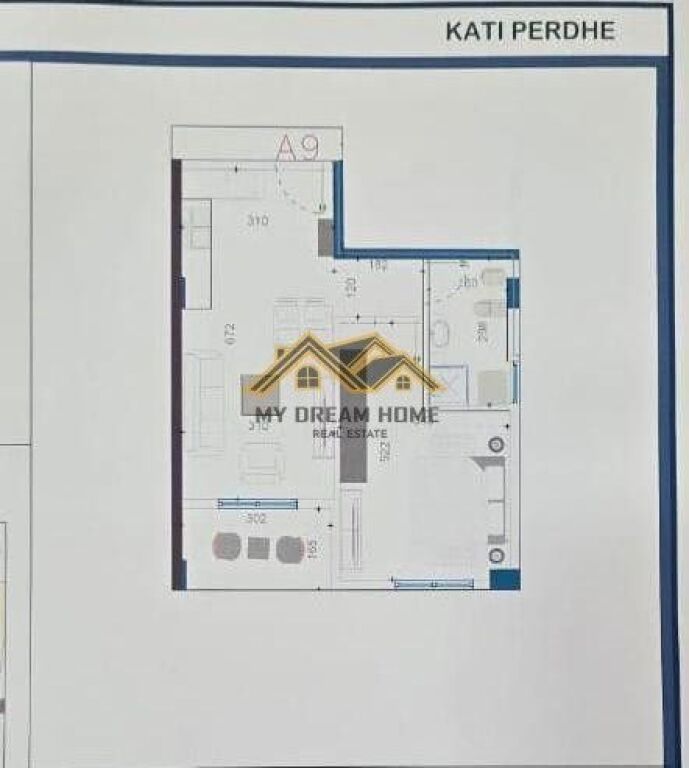 Shitet Apartament 1+1 60m2 – Rezidenca Oriental, Golem