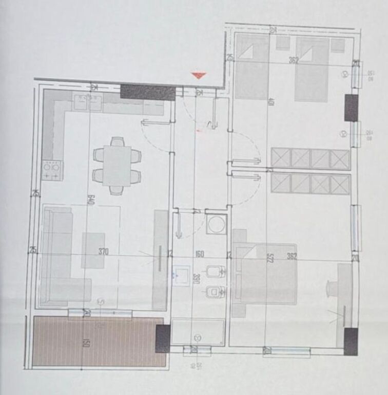 Shitet Apartament 2+1 - Paskuqan, Majestic 2 Residence