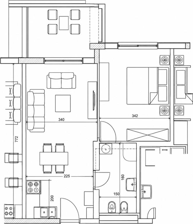 🏖️ Shitet Apartament 1+1 📍Golem, Pranë Fafa Resort