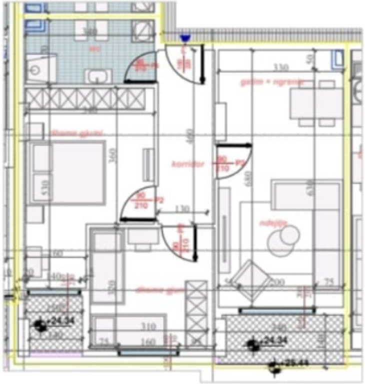 APPARTAMENTO 2+1 IN VENDITA – YZBERISHT