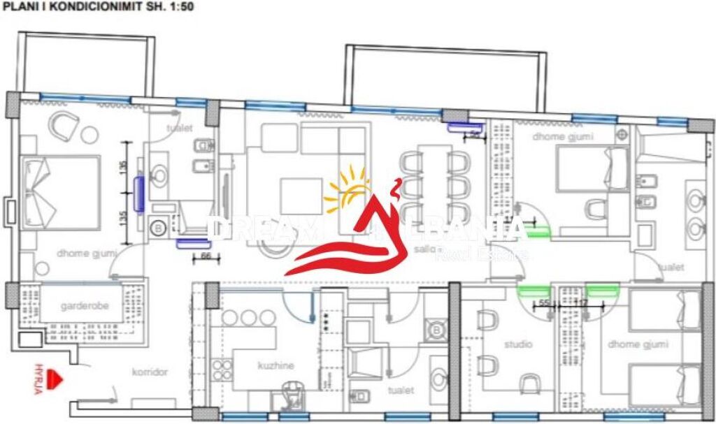 Apartament 4+1+3 Ne Shitje Te Kompleksi Tom Doshi Ne Shkoze (ID 4131507)