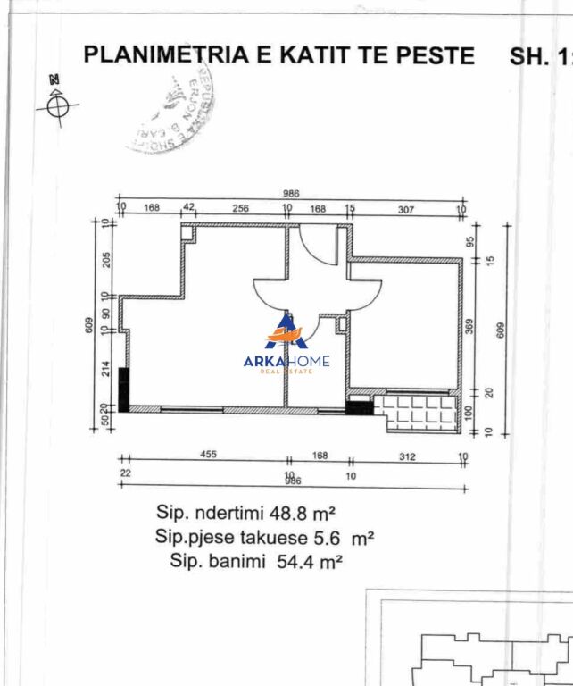 FOR SALE APARTMENT 1+1 "MISTO MAME" 10,500,000 LEKE