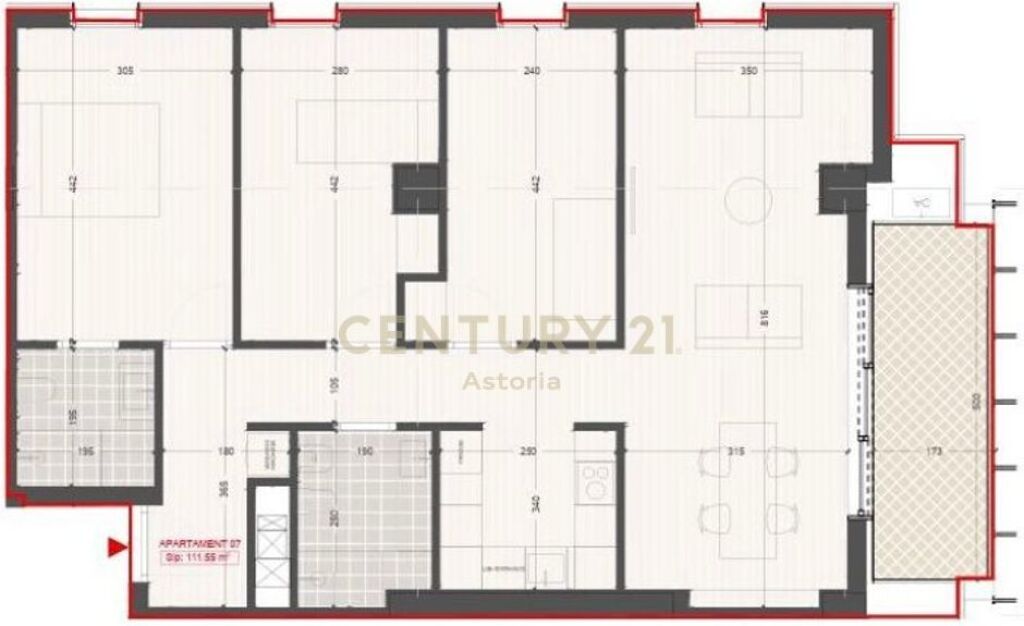 FOR SALE APARTMENT 3+2+2, PAJTONI RESIDENCE. PAYMENT POSSIBILITY IN INSTALLMENTS!