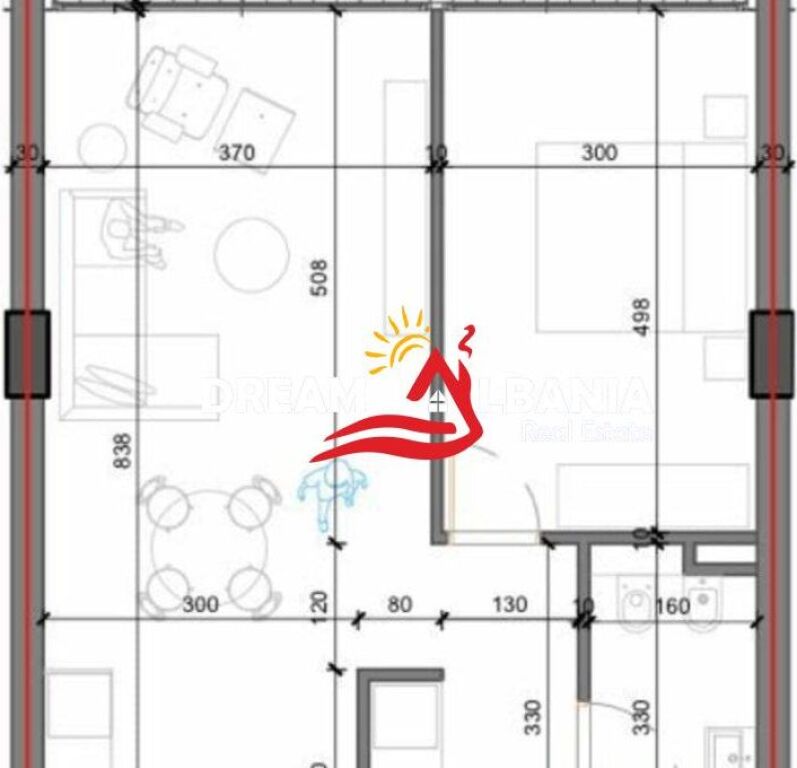 Appartamento 1+1 in vendita presso Forest Residence Shkoze (ID 41111587)