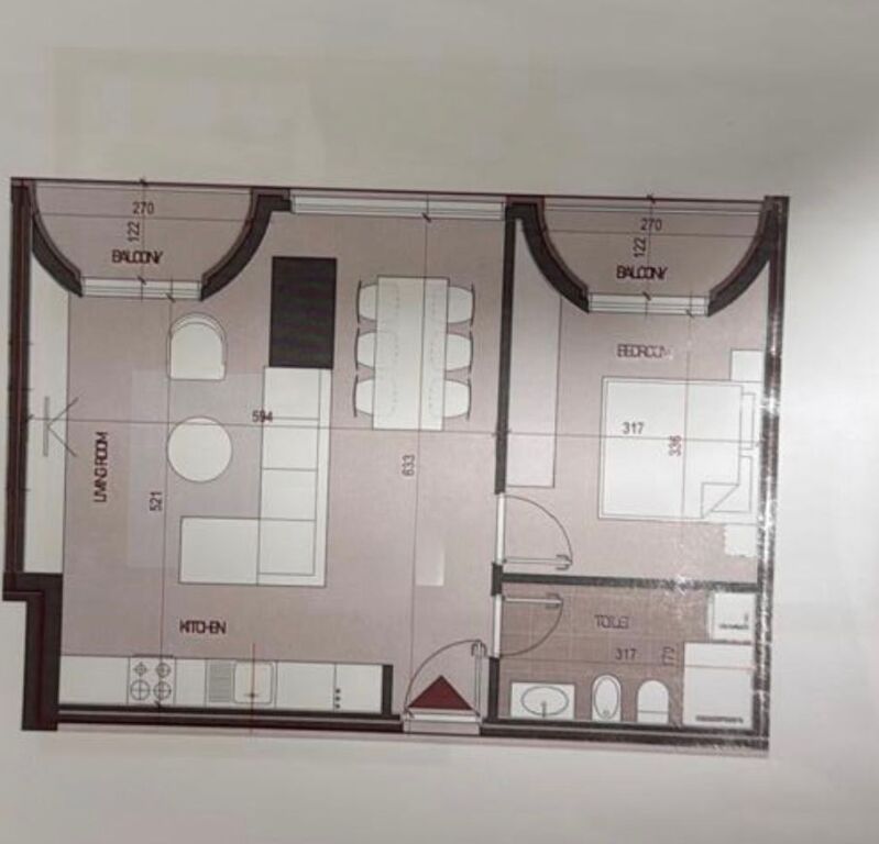 ✨ Apartment 1+1 for Sale (Possibility to Convert to 2+1) 📍Vertical Hour, Blackbird