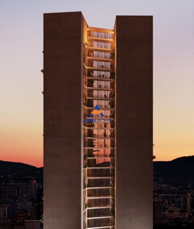 FOR SALE APARTMENT 1+1 AND 2+1 "GLOW TOWER, SIRI KODRA STREET" PRICE AS DESIRED