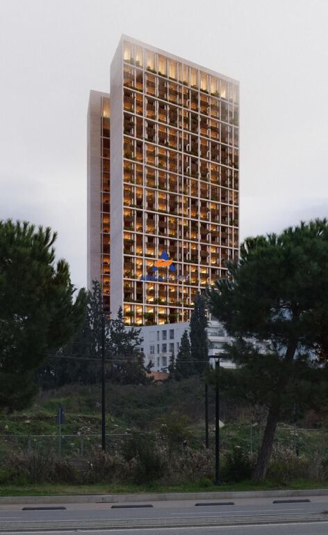 FOR SALE APARTMENT 1+1 AND 2+1 "GLOW TOWER, SIRI KODRA STREET" PRICE AS DESIRED