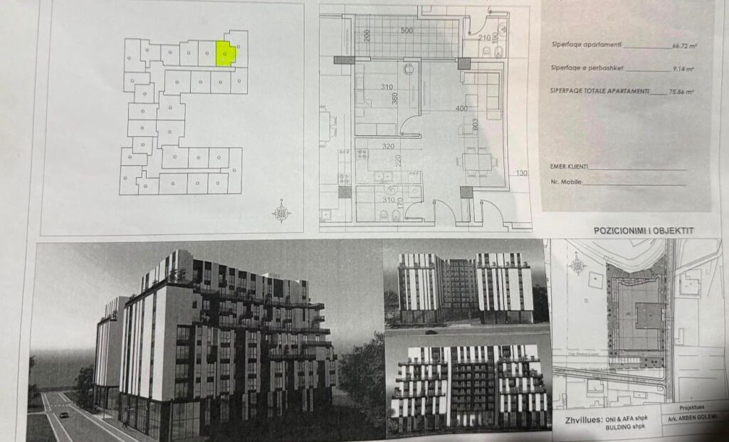 🏡 Shitet Apartament 1+1 në Belfiore 1