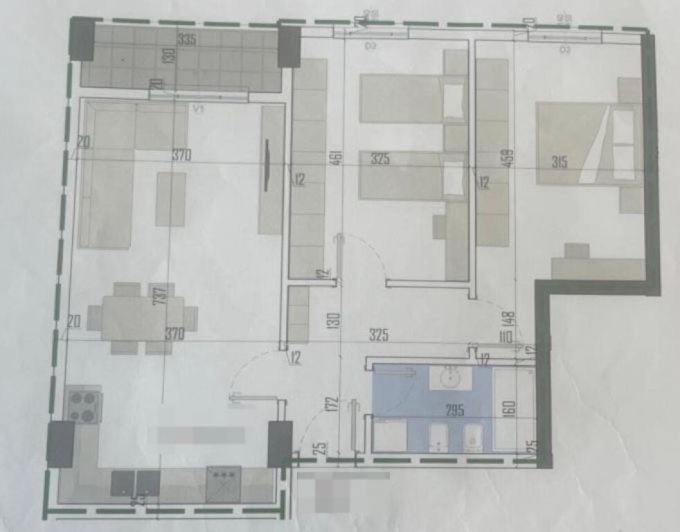 Appartamento 2+1 in vendita presso Residenca Botanik 4 a Kamez.