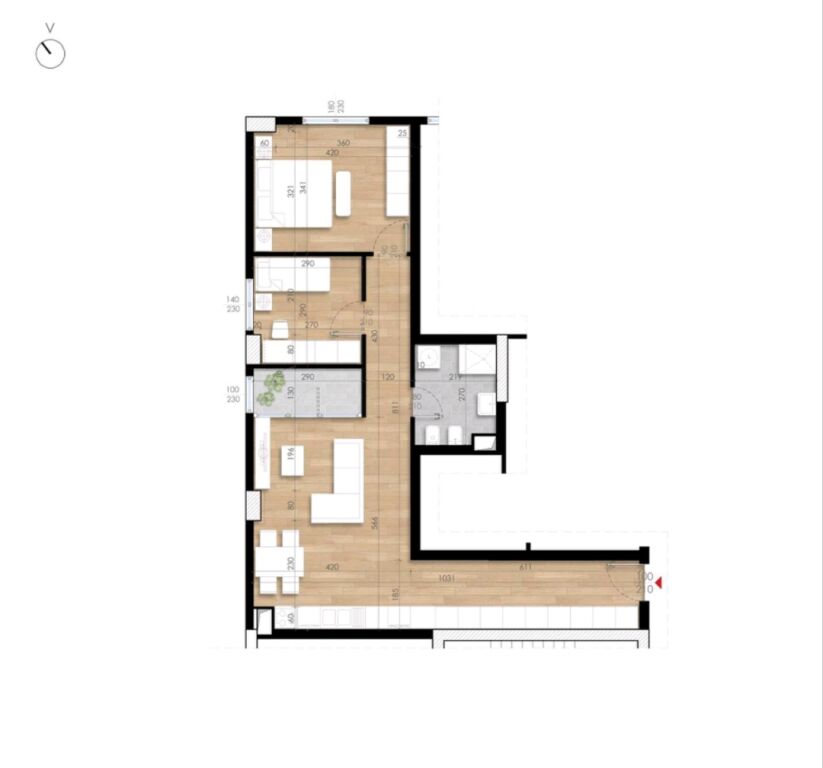 Sale | Apartament 2 + 1 | Fusha Aviacionit | 155700 €