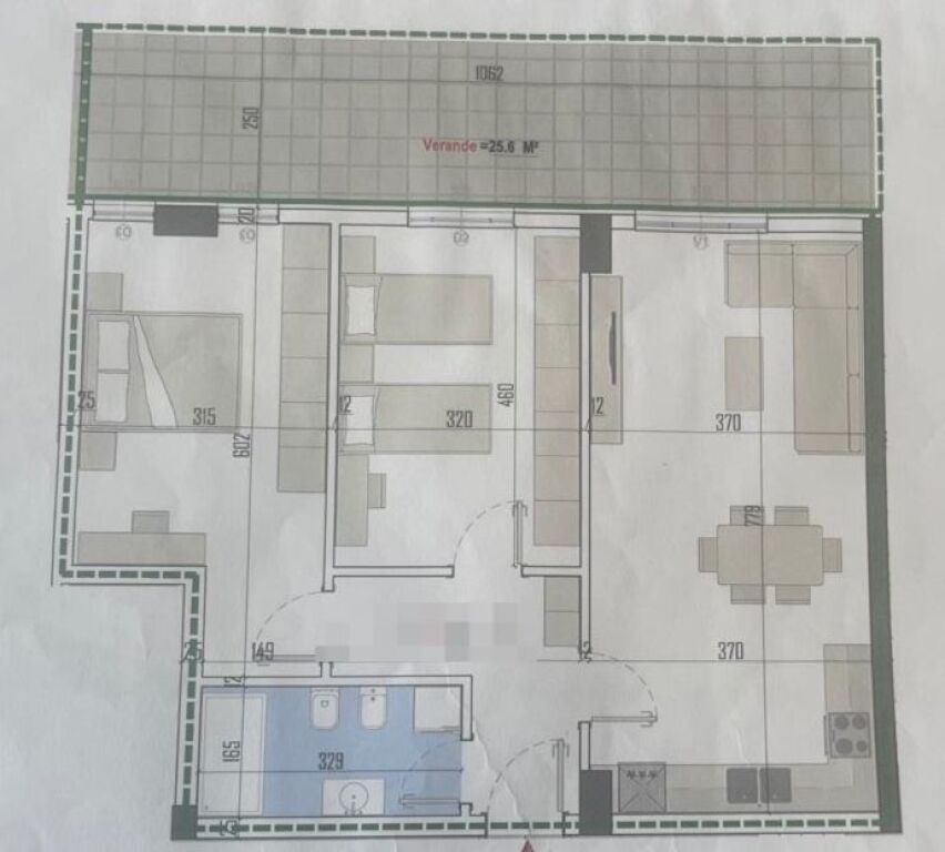 2+1 apartment for sale at Residenca Botanik 4 in Kamez.