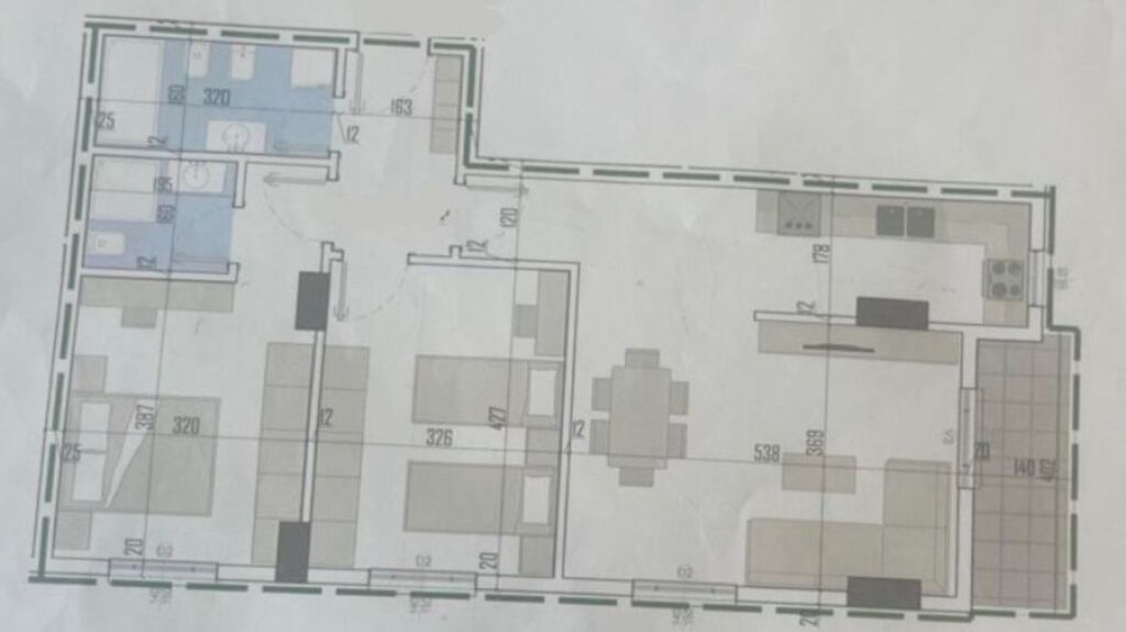Appartamento 2+1 in vendita presso Residenca Botanik 4 a Kamez.