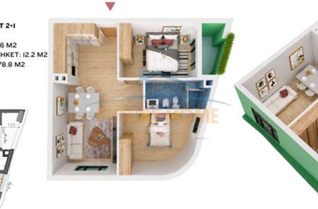 Appartamento 2+1 in vendita, Residenza Puls, Via Dibra