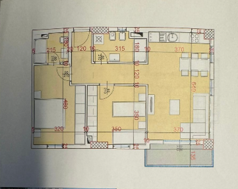 Shitet Apartament 2+1+2 – Rezidenca Erli, Porcelan