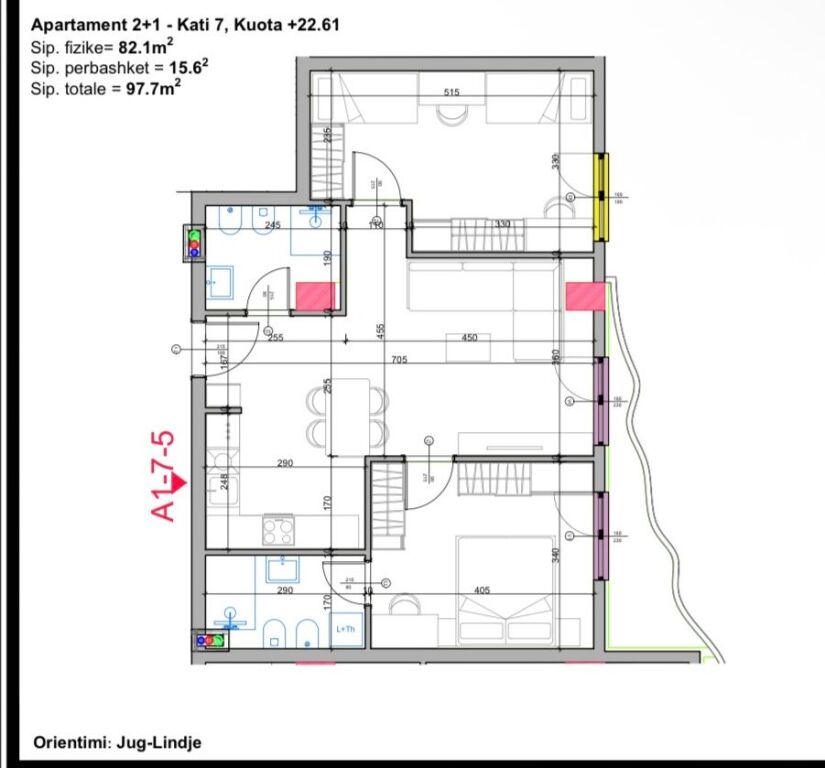 Appartamento in vendita - 2+1 - Aluna Complex -Paskuqan