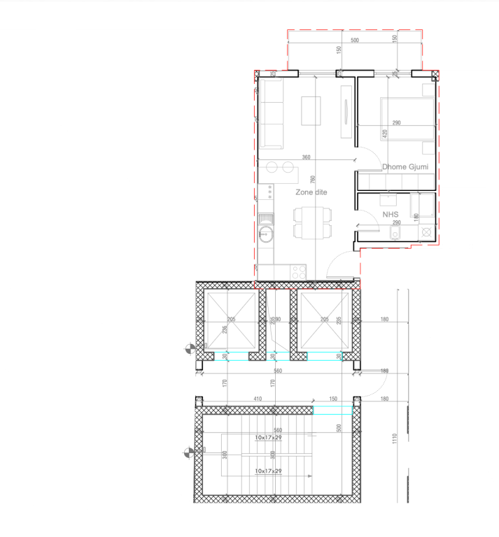 APARTAMENT 2+1+2 ME QIRA PRANE MATERNITETIT TE RI !