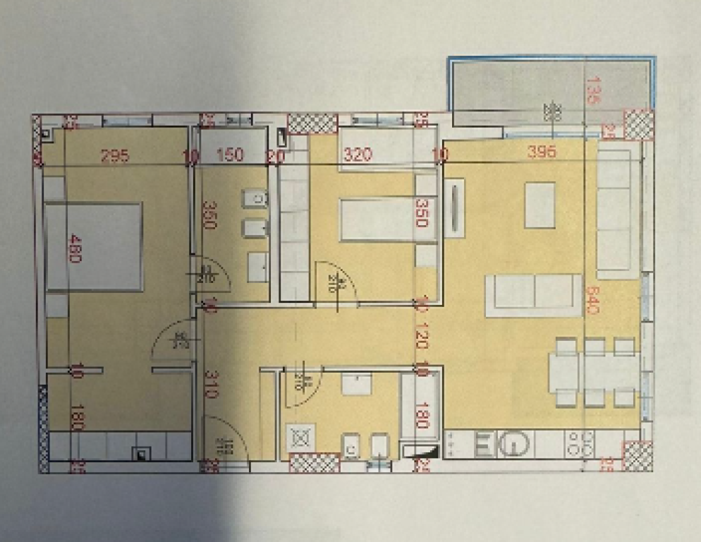 Shitet Apartament 2+1+2 – Rezidenca Erli, Porcelan