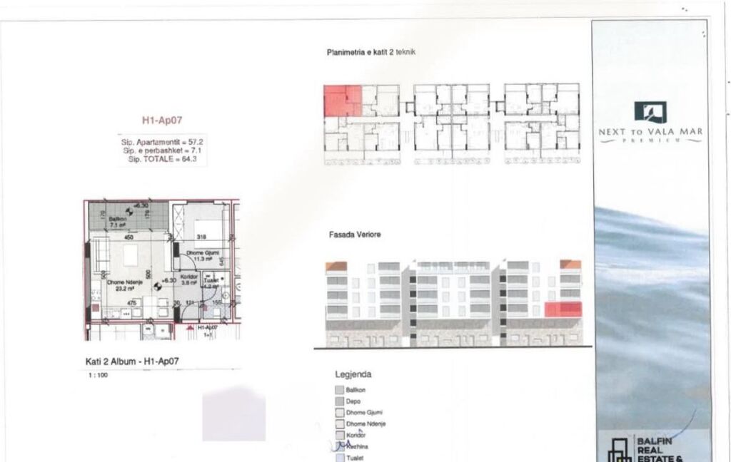 Shitje | Apartament 1 + 1 | Gjiri Lalzit | 147890 €