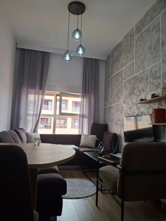 For rent Apartment 1+1+ parking space, Ali Dem at Mangalem Complex 500 thousand lek