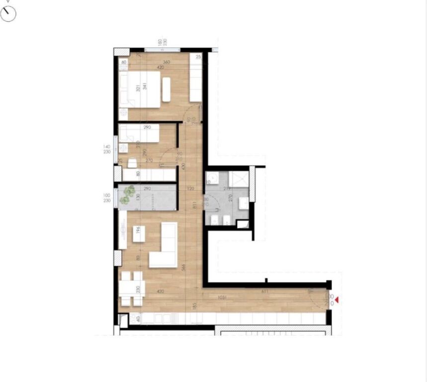 📣 IN VENDITA Appartamento 2+1 📍 Garden Residence Turdiu, Ex Campo di Aviazione ✨