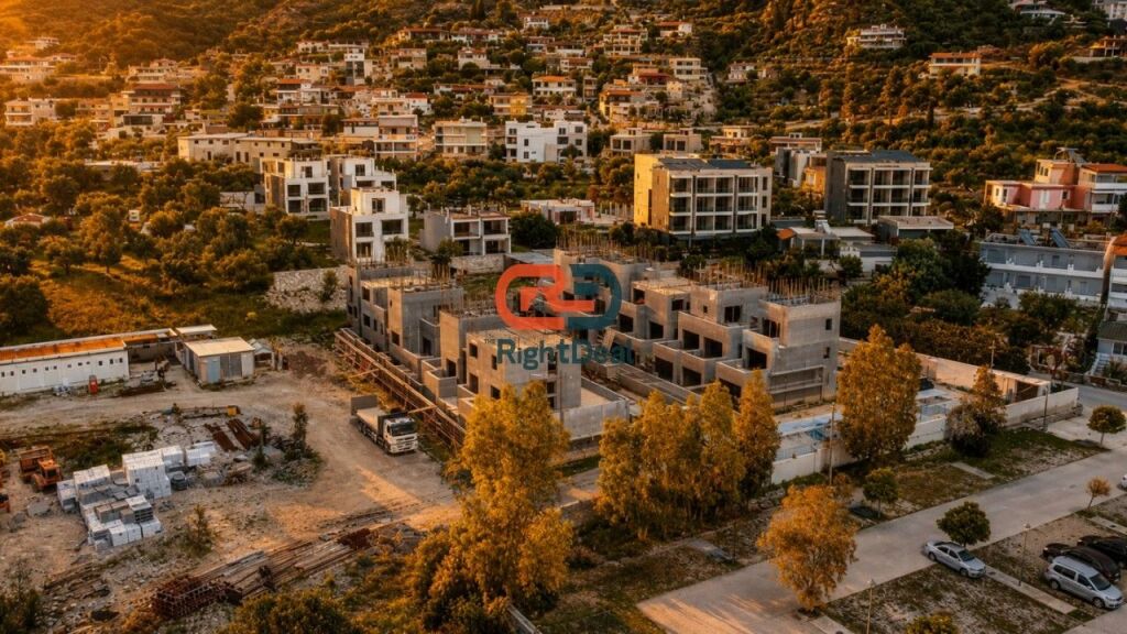 In Qeparo, Apartment 1+1 for Sale, First Line with Sea View and Payment Possibility in Installments!!!