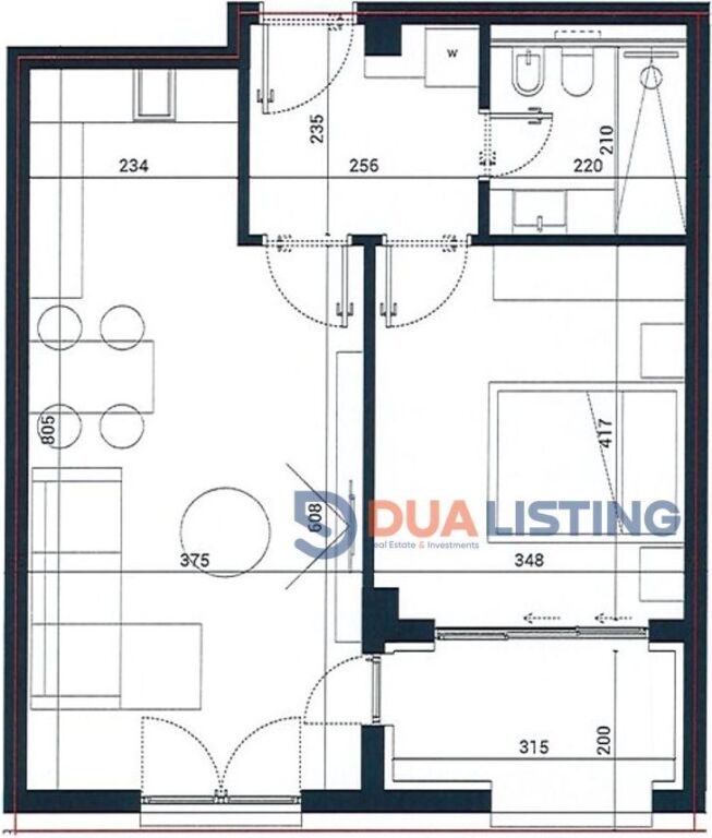 Apartment 1+1 for sale at Sun Palase, Dhermi!