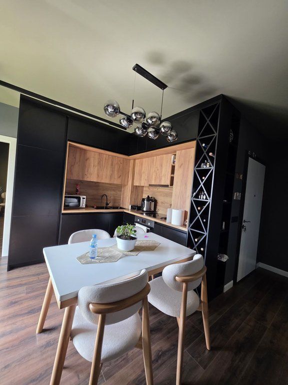 Penthouse with veranda 110 m², luxurious furniture, 2+1 for rent, at the former electric market, Ali Demi