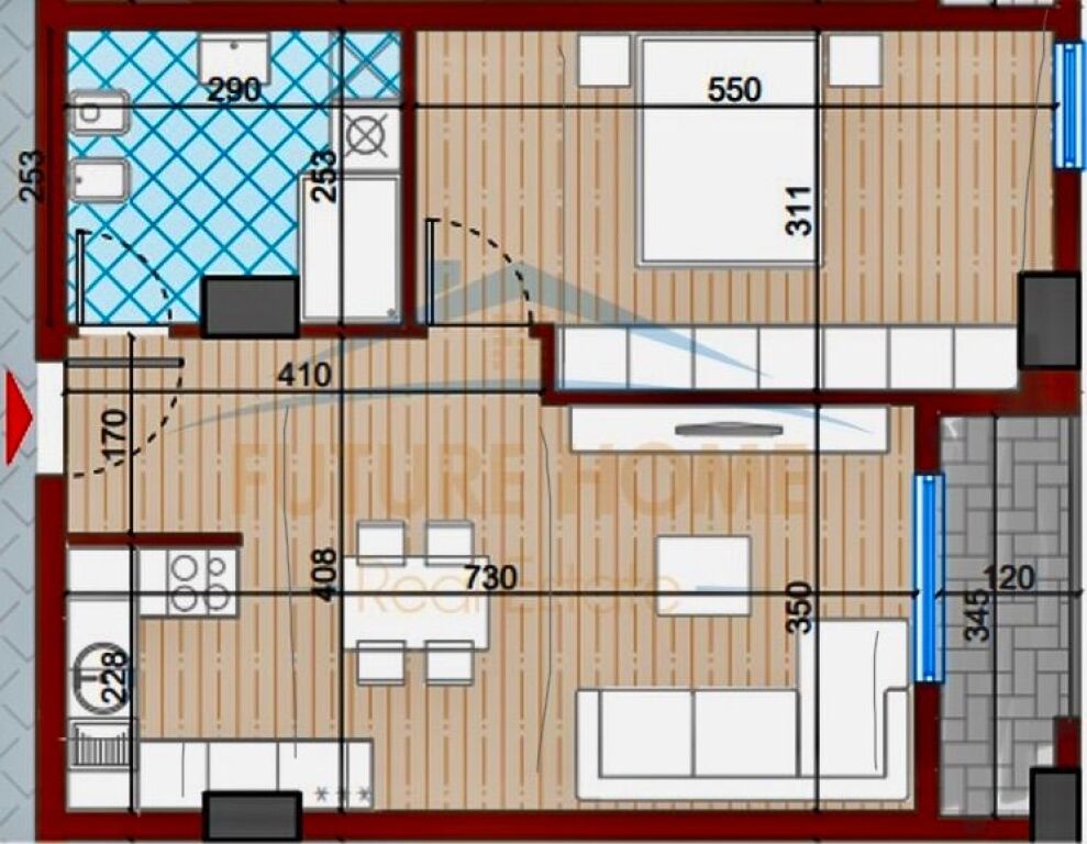 In vendita, Appartamento 1+1, Complesso UrbanVista Tirana, Don Bosko