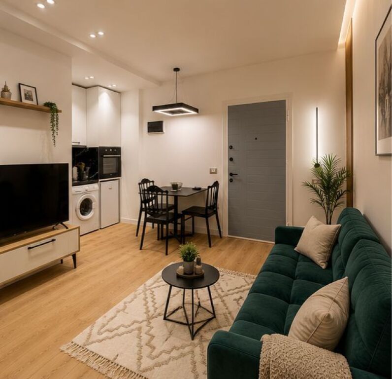 Liqeni i Thate, jepet me qera apartament 1+1 i arreduar!