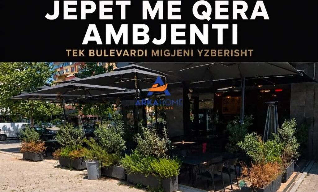 JEPET ME QERA AMBJENT BIZNESI 131M2 "ASTIR – UNAZA E RE, BULEVARDI MIGJENI" 3000 EURO